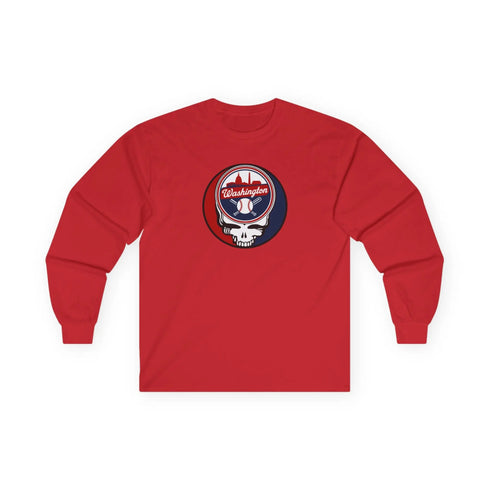 Grateful Dead - Washington Nationals Grateful Dead Long Sleeve Tee - MLB - StealieShop